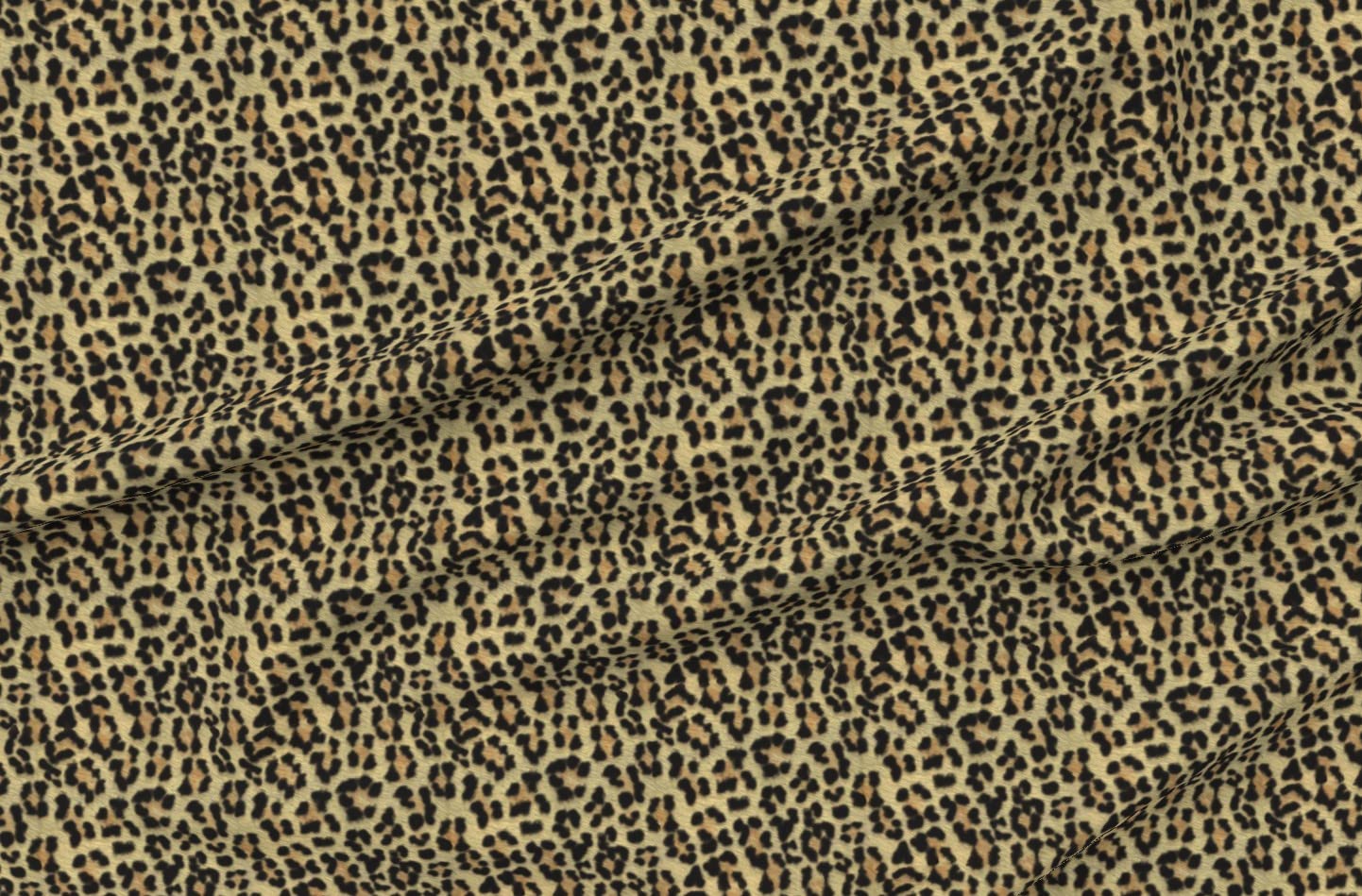 Painted Leopard Spots Cat Rockabilly Tropical Jaguar Animal Print Minky Fabric by The Yard - Soft Plush Fabric for Sewing Baby Blankets, Quilt Backing, DIY Crafts & Home Decor Projects