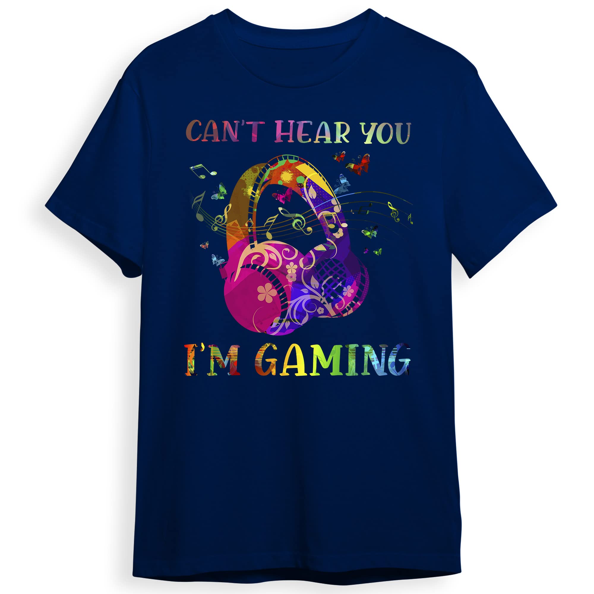 Funny Gamer T-Shirt - 'Headset Can't Hear You I'm Gaming' Graphic Tee for Men & Women | Perfect Gaming Gift & Casual Wear for Gamers