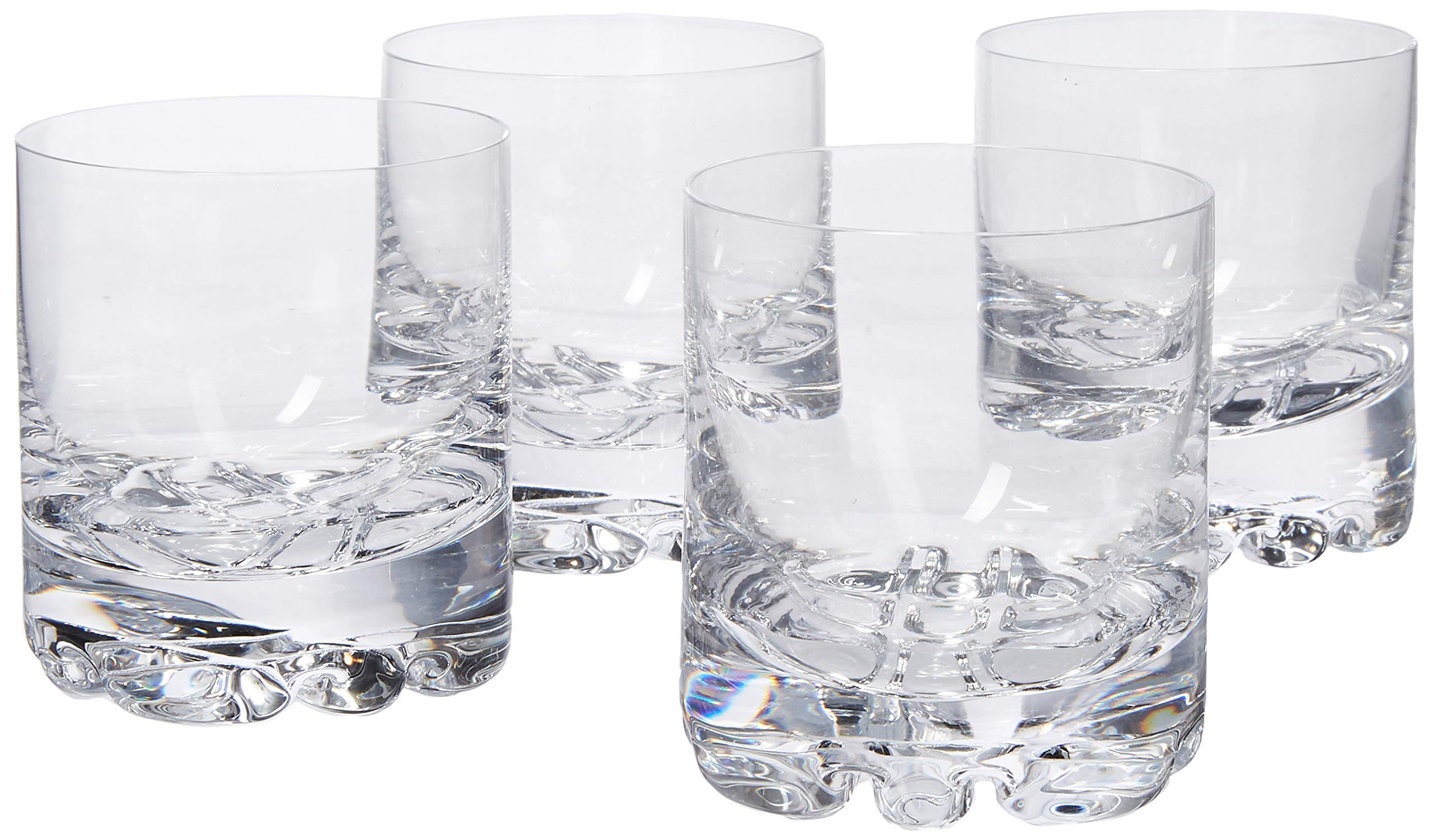 Orrefors Erik 11.5 oz Old Fashioned Whiskey Glasses Set of 4 - Premium Crystal Cocktail Glasses for Bourbon, Scotch & Whiskey Tasting - Perfect for Home Bar, Gifts & Entertaining