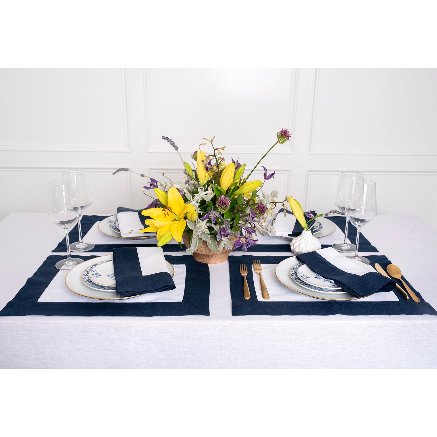 Stylish Contempo Placemats Set of 4 - Waterproof & Heat-Resistant Modern Table Mats for Dining Room, Kitchen, or Party Decor - Perfect for Everyday Use, Entertaining & Holiday Gatherings