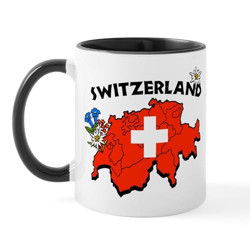 White/Black Inside - Switzerland Mug