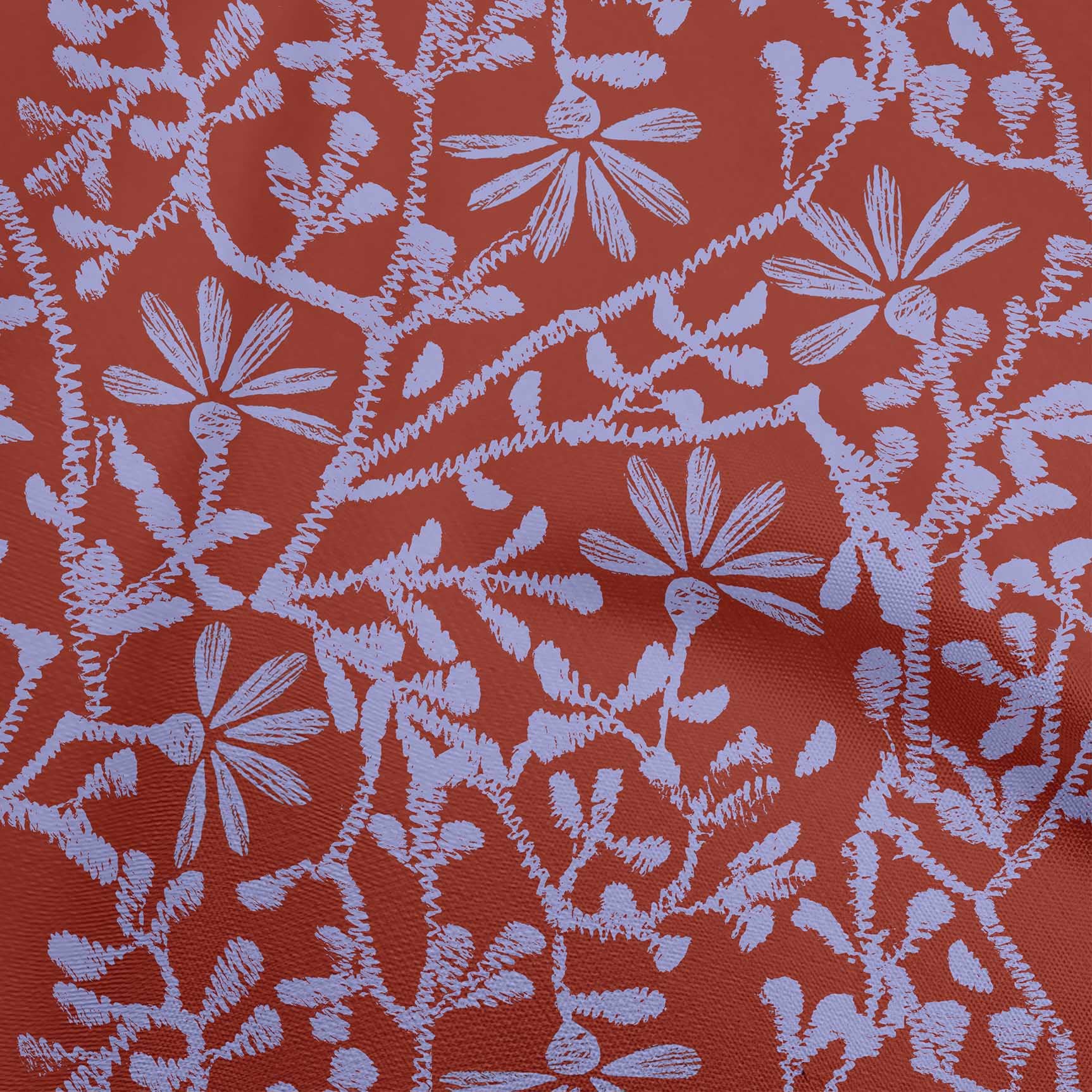 Premium Cotton Silk Maroon Fabric - 42