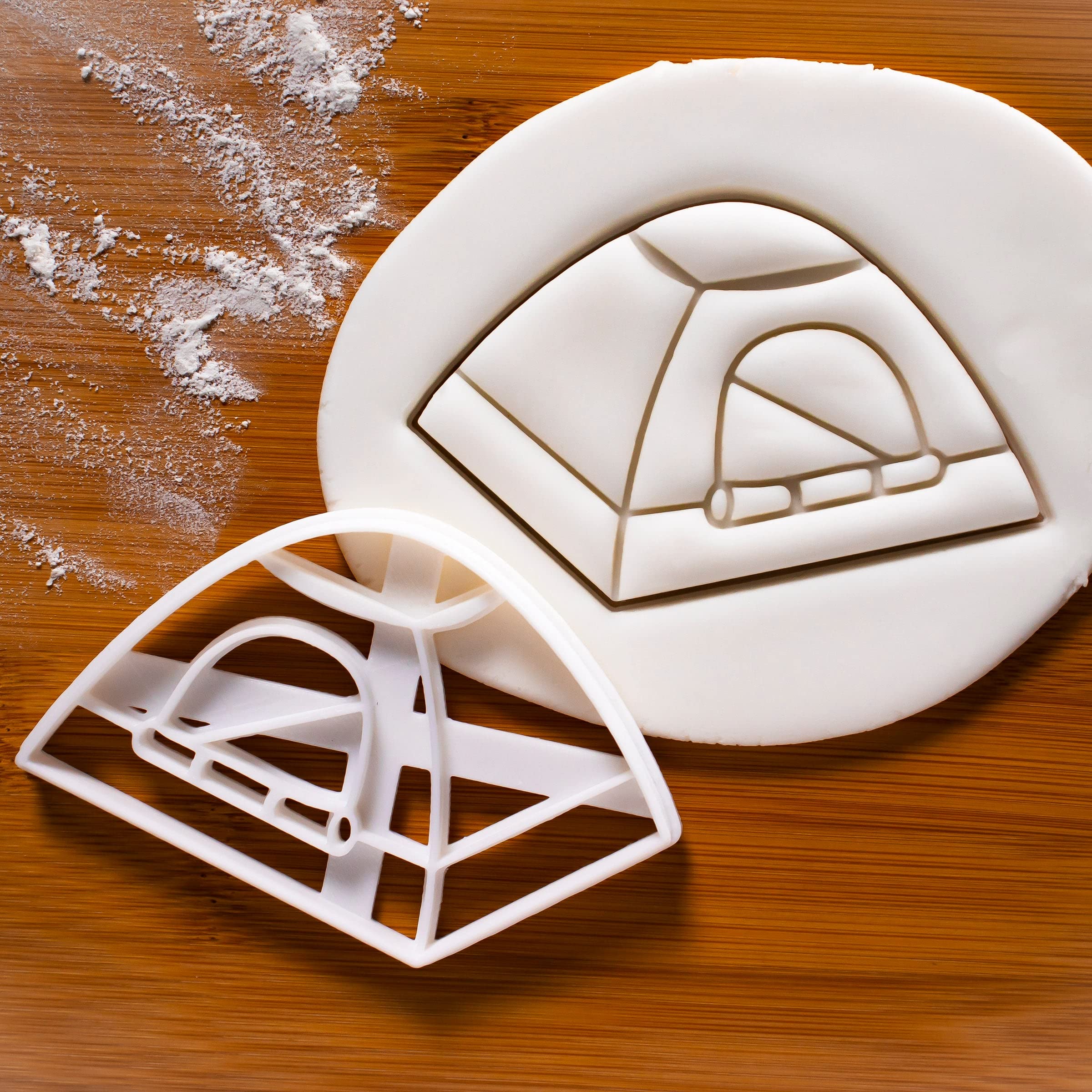 3-Piece Camping Cookie Cutter Set - Backpack, Tent & Bonfire Designs for Outdoor-Themed Baking | Perfect for Camping Parties, Kids Activities & Holiday Cookies