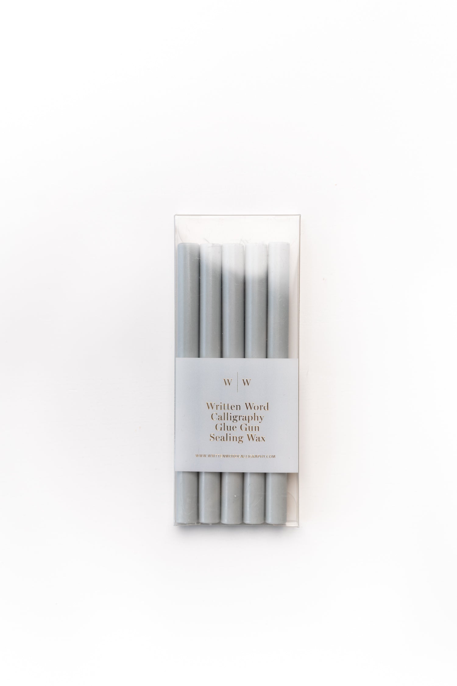 Premium Pale Gray Glue Gun Sealing Wax Sticks - 5 Pack for DIY Crafts, Scrapbooking & Gift Wrapping | High-Temp Hot Melt Adhesive for Paper, Fabric & Wood Projects