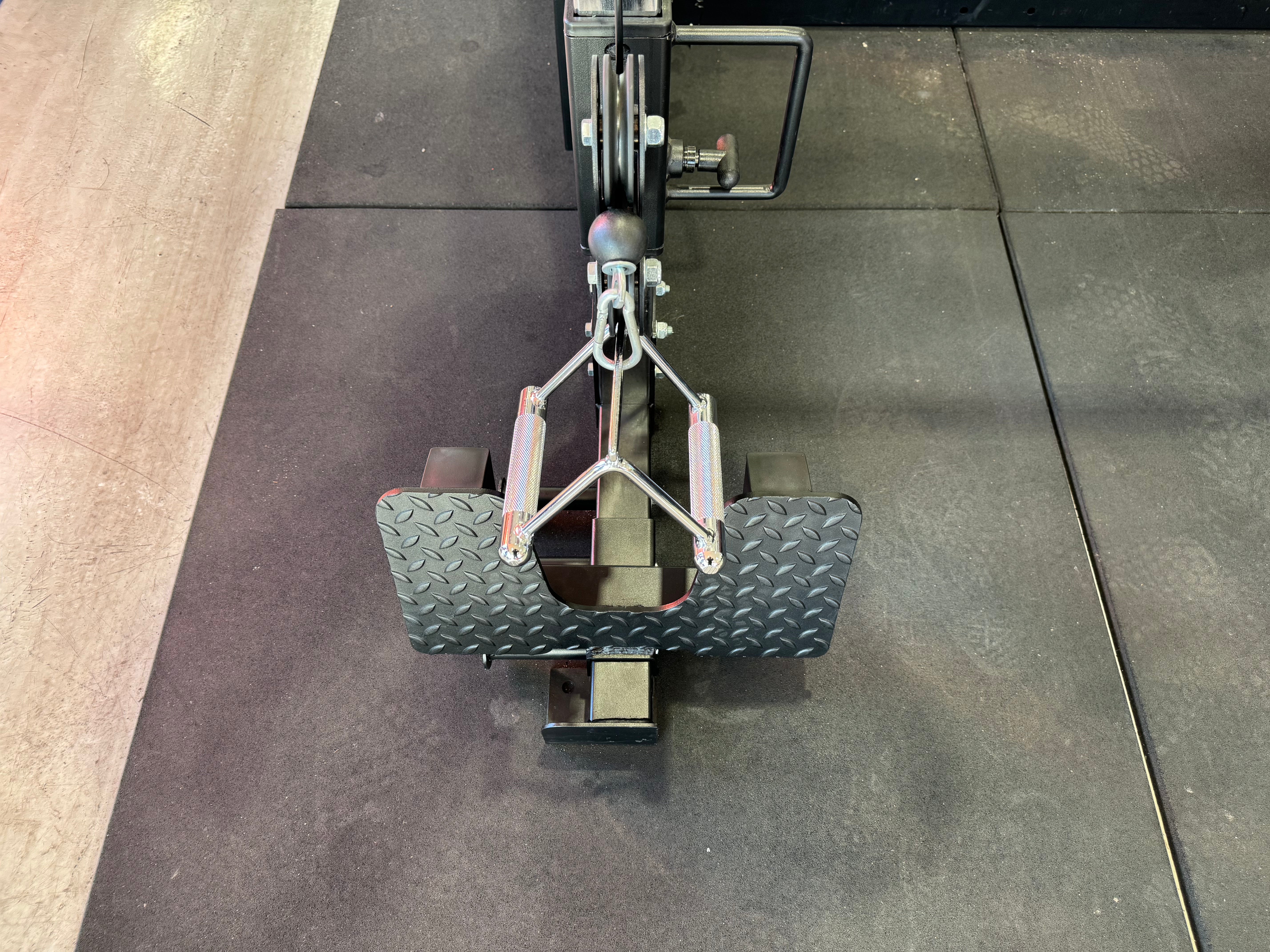Body Iron Low Row Foot Plate Attachment - Heavy Duty Gym Equipment for Home & Commercial Use (FT750, FT1000, MFX360) - Perfect for Strength Training & Full-Body Workouts