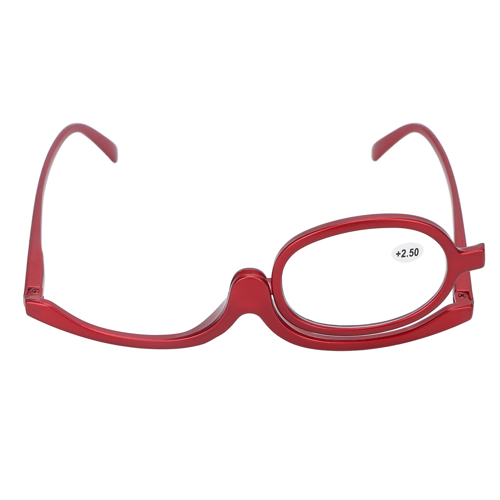 WowObjects® Interchangeable Makeup Glasses with +2.50 Magnification - Adjustable Eyewear for Daily Makeup Application, Beauty Salon & Home Use