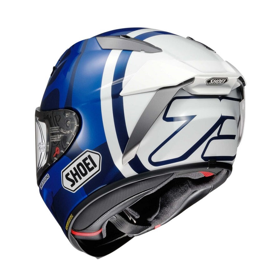 Shoei X Fifteen Marquez 73 V2 Motorcycle Helmet - Lightweight Full Face Racing Helmet for Men & Women - High-Performance DOT & ECE Certified - Perfect for Track Racing & Street Riding