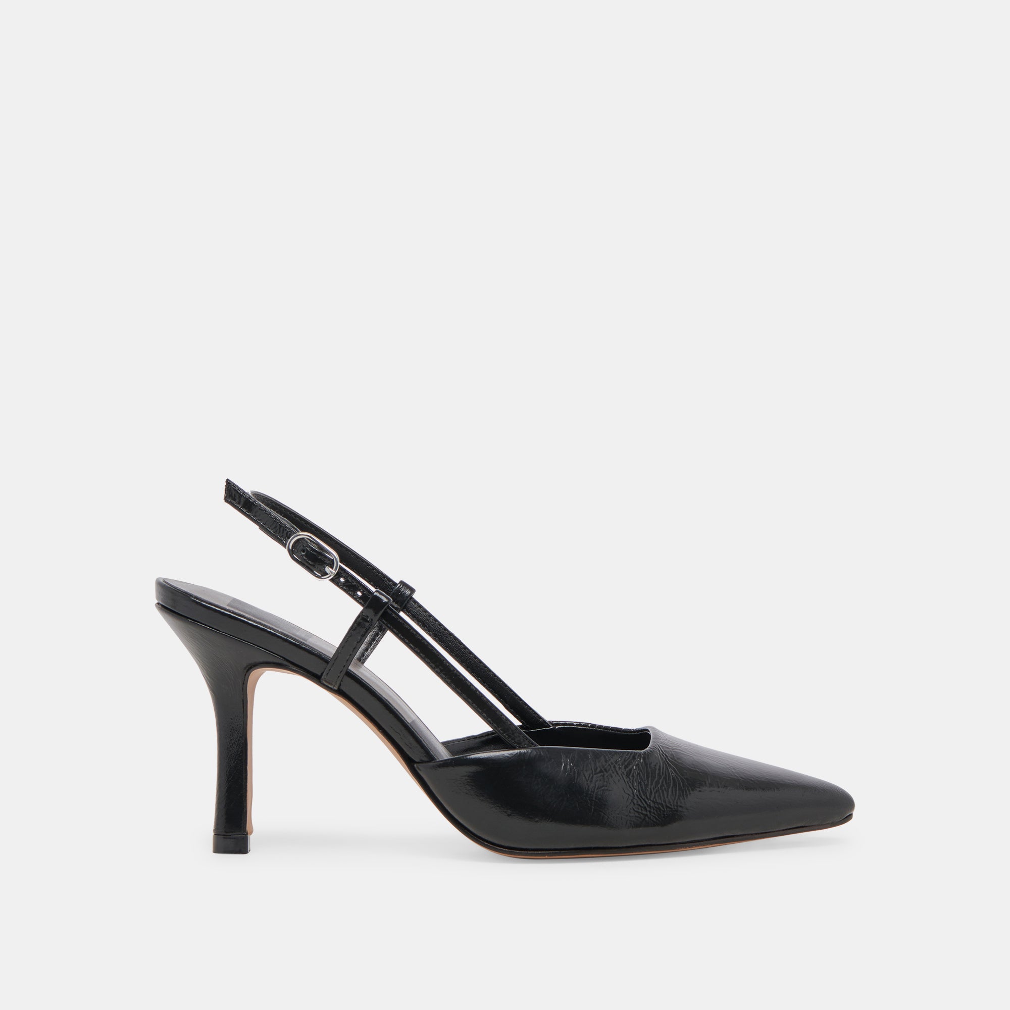 KIM HEELS MIDNIGHT CRINKLE PATENT - Elegant High Heels for Women, Night Out & Party Shoes, Perfect for Evening Events, Weddings & Special Occasions