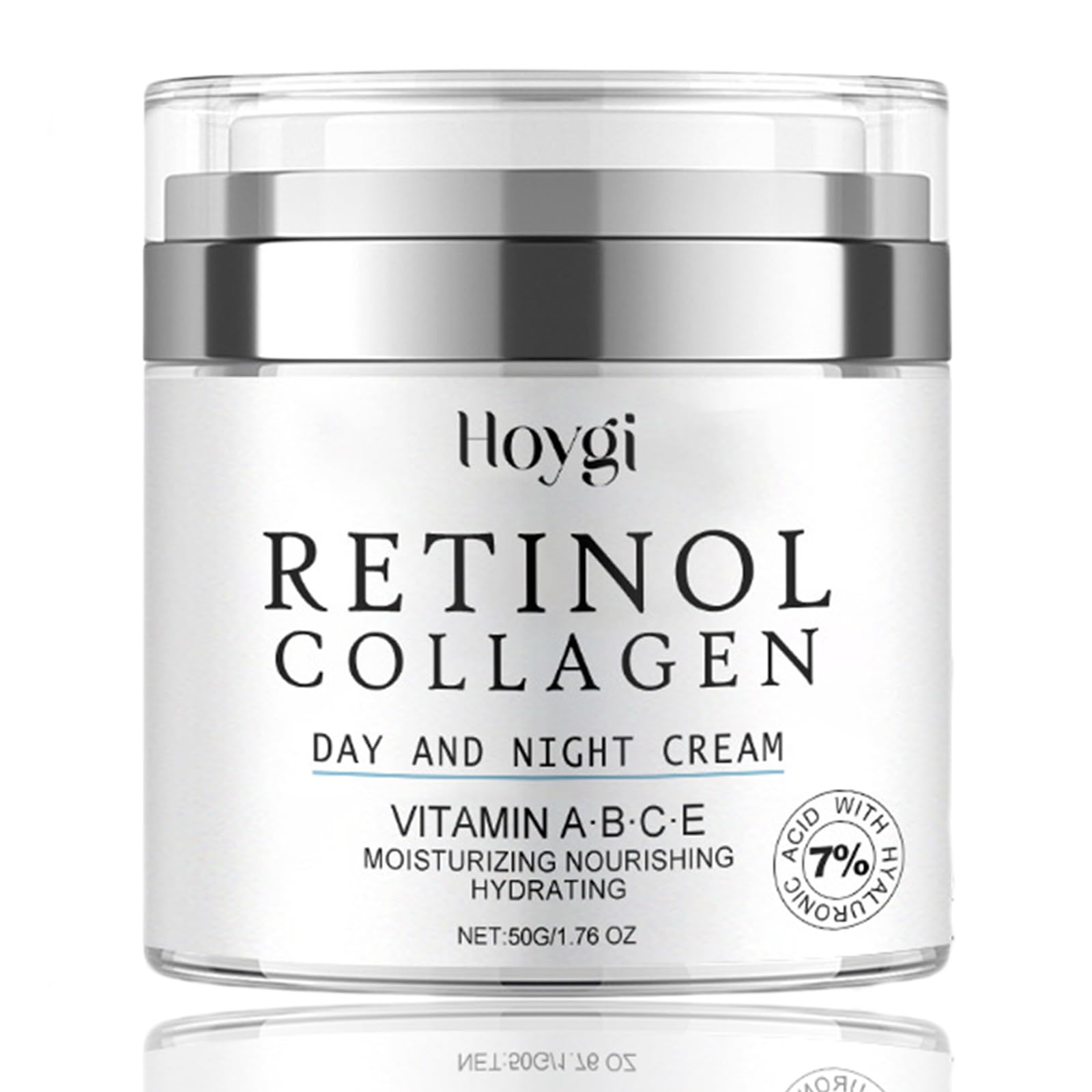 Best Retinol Cream for Face - Anti-Wrinkle & Firming Moisturizer with Hyaluronic Acid & Collagen - Day & Night Cream for Women & Men - Hydrates Skin, Reduces Fine Lines & Dryness - Perfect for Daily Skincare Routine & Anti-Aging Regimen