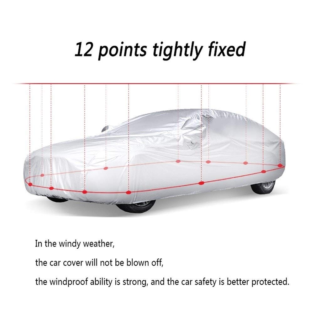 **Universal Waterproof Car Cover for Aston Martin Lagonda - Outdoor All-Weather Protection, UV Resistant, Windproof, Dustproof & Snowproof - Perfect for Sedans, Parking, Travel & Storage**