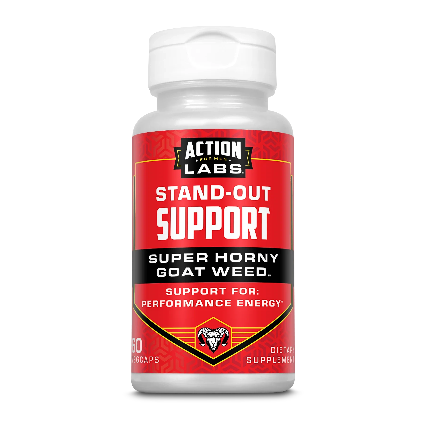 Action Labs Super Horny Goat Weed - Natural Energy & Performance Booster for Men - Supports Stamina, Vitality & Workout Performance - Perfect for Gym, Sports & Daily Energy