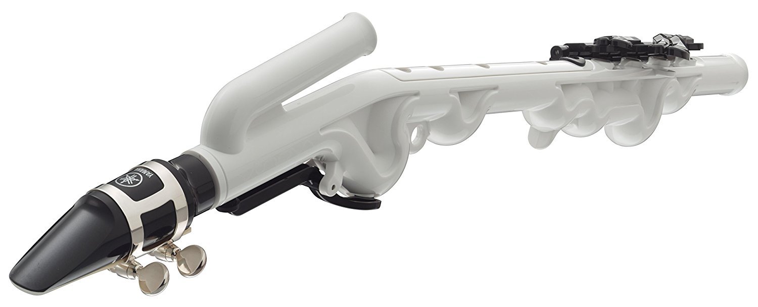 YAMAHA YVS-100 Venova White Beginner Saxophone - Perfect Starter Reed Instrument for Kids & Adults - Ideal for School Bands, Music Lessons & Home Practice