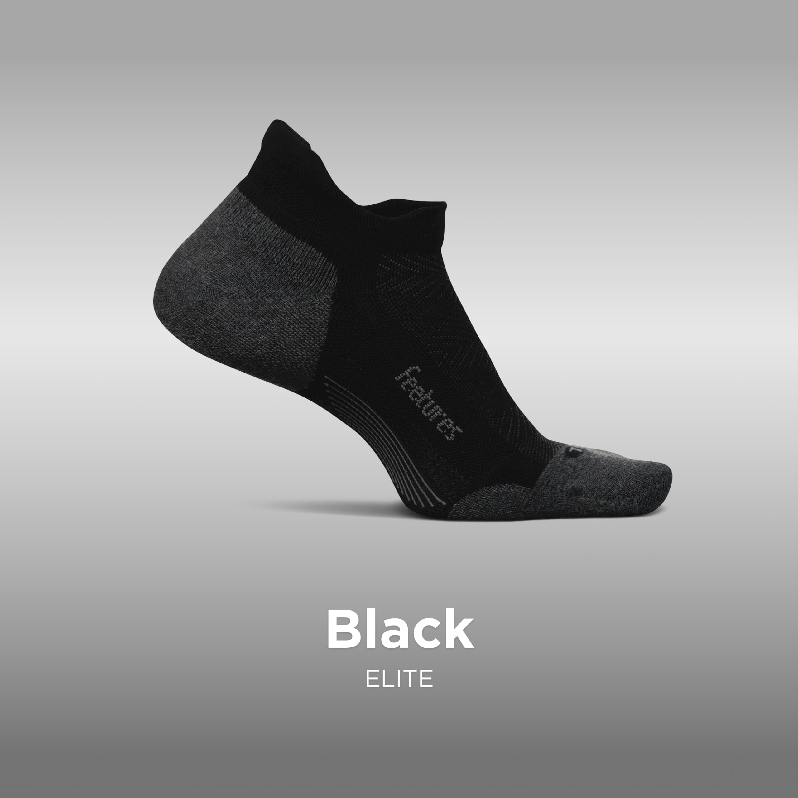 Feetures Elite Max Cushion No Show Tab Ankle Socks - High Performance Athletic Socks with Targeted Compression for Running, Hiking & Workouts - Breathable & Moisture Wicking - Black, XL (6 Pairs) - Perfect for Gym, Sports & Everyday Active Wear