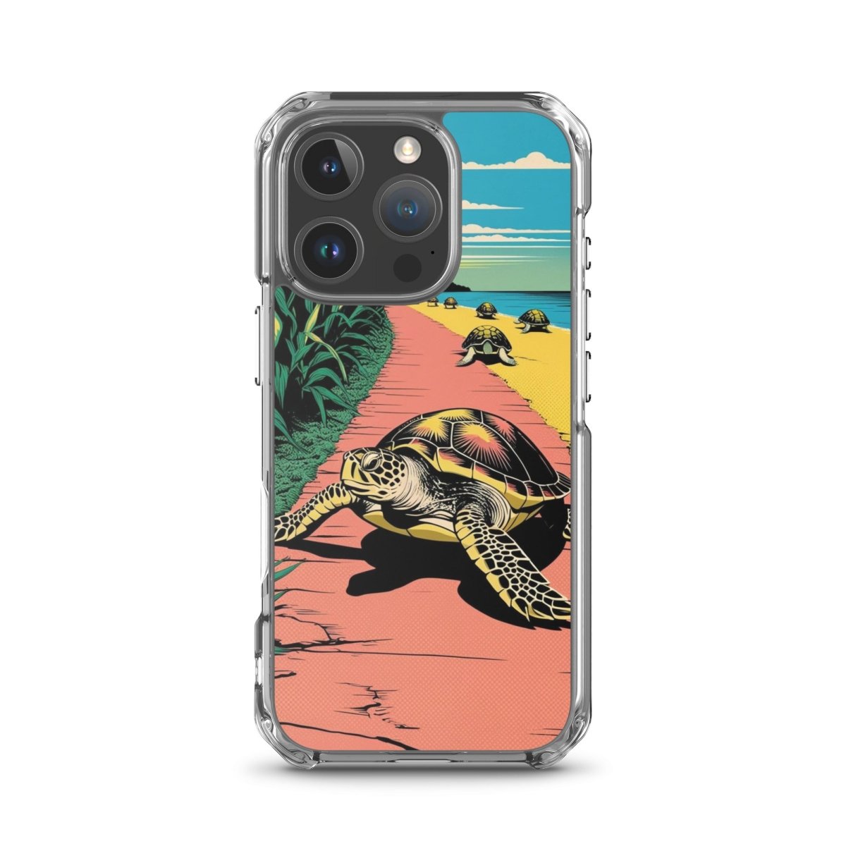 Turtle Path 'One Day at a Time' iPhone MagSafe Case - Durable Protective Cover for iPhone 12/13/14 Pro - Perfect for Daily Use, Work & Outdoor Activities