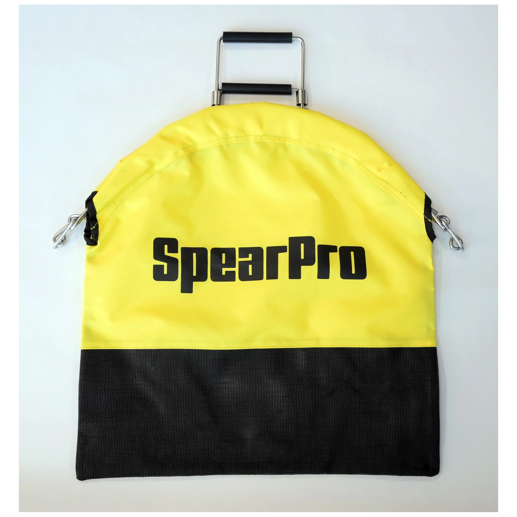Spear Pro Heavy Duty One Handed Lobster Bag 20x25 Inch - Yellow Fishing Net for Crabs, Shrimp & Seafood - Perfect for Boating, Kayaking & Beach Fishing
