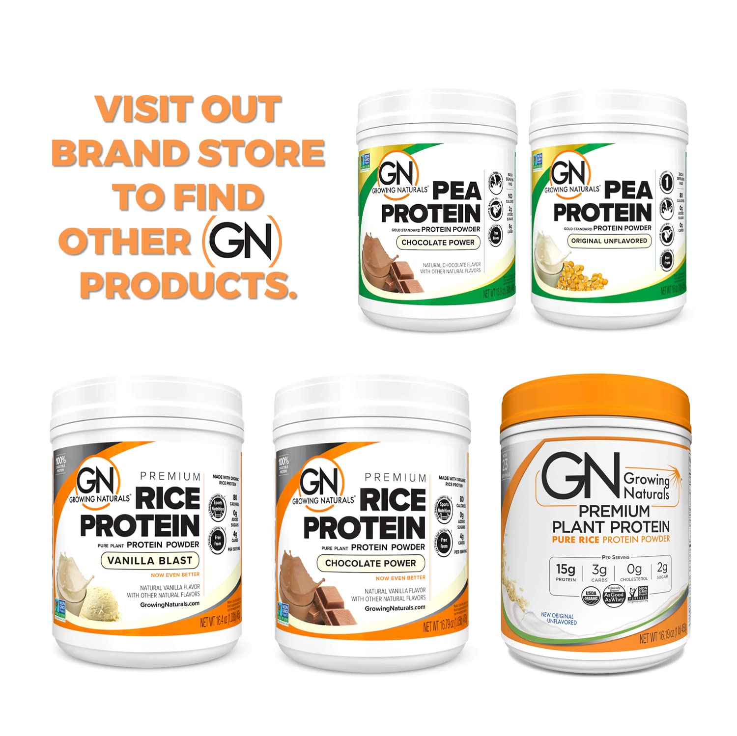 Organic Premium Rice Protein Powder - Chocolate Flavor, Non-GMO, Vegan, 16.8oz (476g) | Plant-Based Protein Supplement for Smoothies, Baking & Post-Workout Recovery