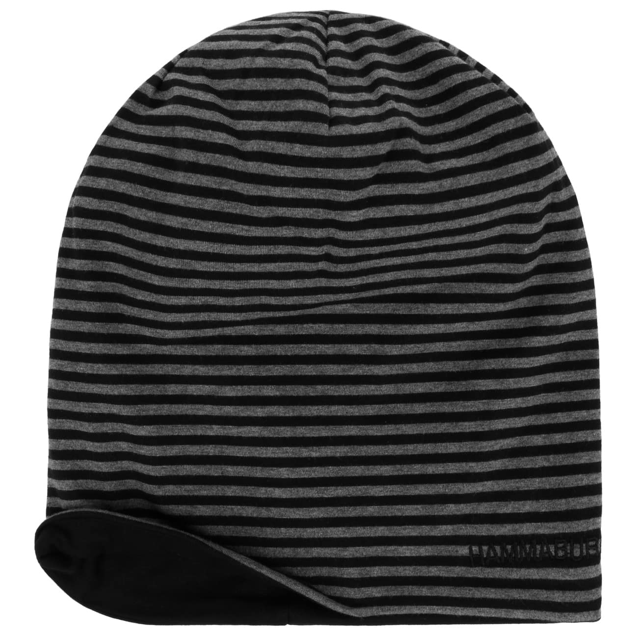 Hammaburg Reversible Long Beanie for Men & Women - Winter Warm Knit Hat - Perfect for Skiing, Hiking, and Cold Weather Activities