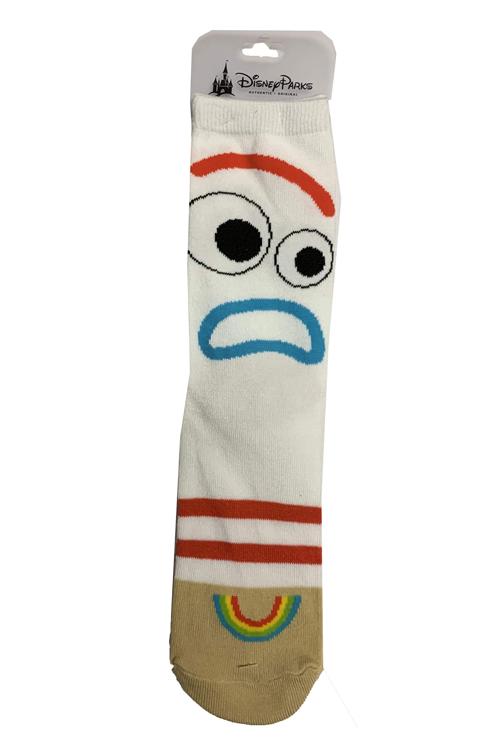 Disney Forky Toy Story 4 Novelty Socks for Adults - Fun Character Crew Socks for Disney Fans, Gifts & Cosplay