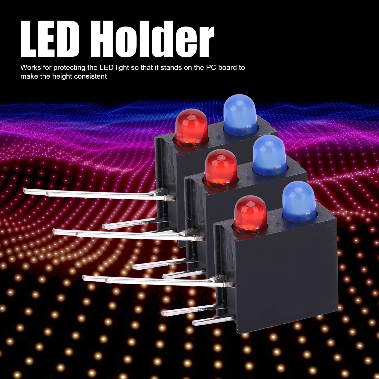 3mm Fireproof LED Holder Bezel Mount - Stable & Durable for Home LED Light Protection | Perfect for Summer Decor, Indoor Lighting & DIY Projects