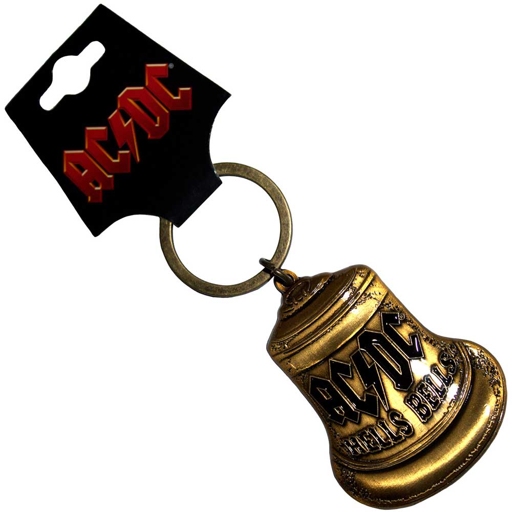 Premium AC/DC Hells Bells Keychain - Official Licensed Rock Band Merchandise for Fans & Collectors - Perfect for Keys, Backpacks, Gifts & Rock Music Lovers