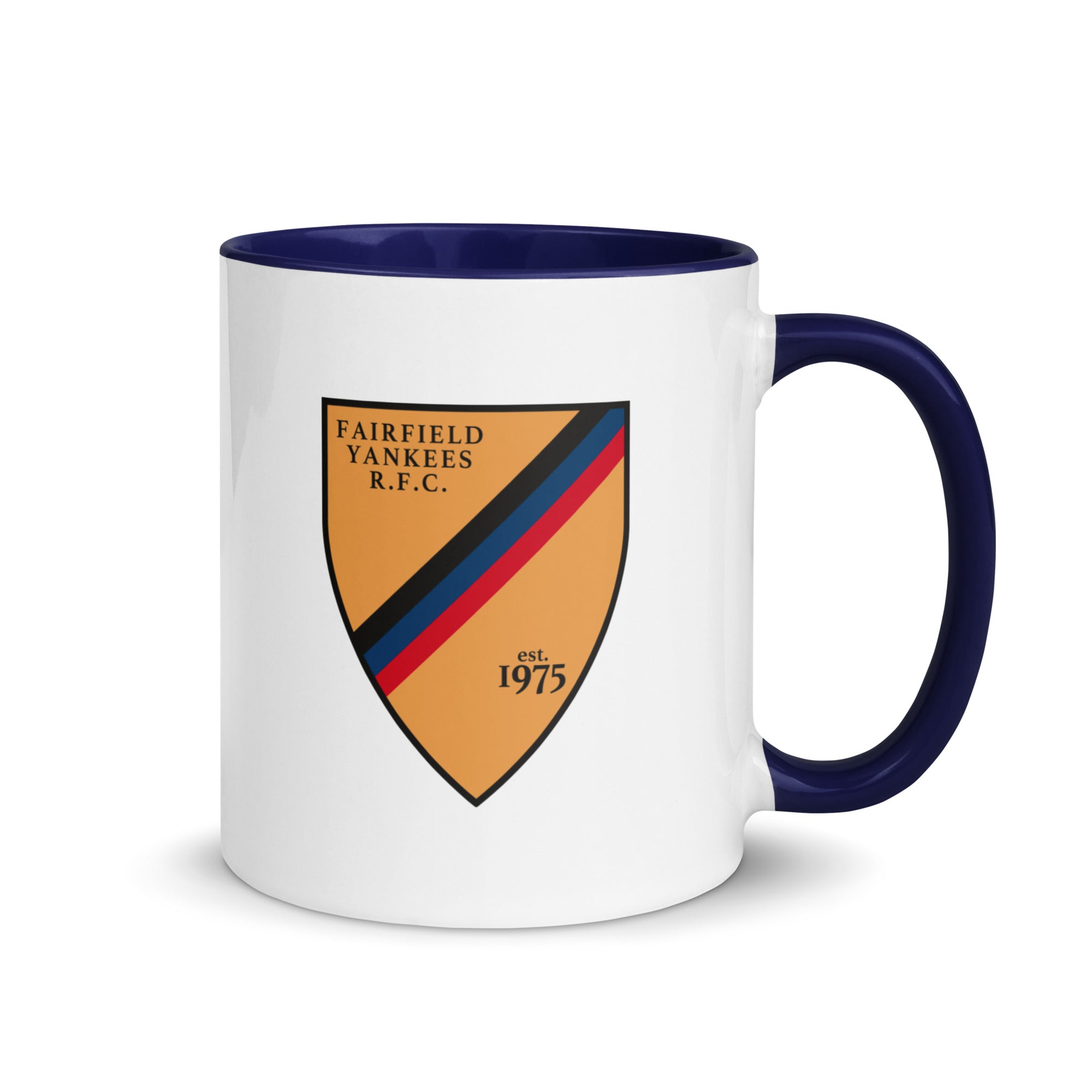Fairfield Yankees RFC Coffee Mug - 15oz Ceramic Travel Mug with Handle, Perfect for Hot & Cold Drinks - Ideal for Office, Home, or Yankees Fan Gifts
