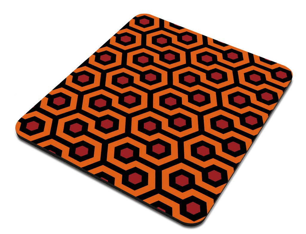 Custom The Shining Overlook Hotel Carpet Design Non-Slip Rubber Gaming Mouse Pad - Perfect for Office, Home & Gaming Setup