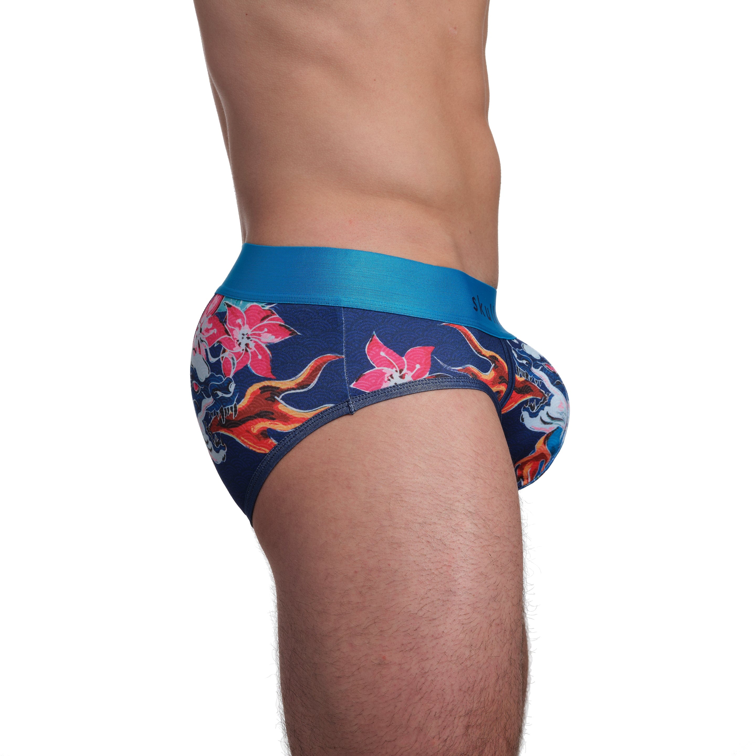 Fire Breathing Dragon Brief - Men's Stylish & Comfortable Underwear for Daily Wear & Cosplay