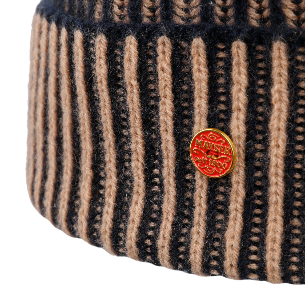 Premium Harper Cashmere Beanie Hat by Mayser - Soft Winter Knit Hat for Women & Men - Cozy Cold Weather Accessory for Skiing, Snowboarding & Outdoor Activities