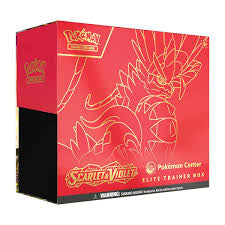 Pokemon Scarlet & Violet Elite Trainer Box (ETB) - Official Pokemon Center Exclusive | Collectible Cards, Sleeves & Dice | Perfect for TCG Battles & Gifts