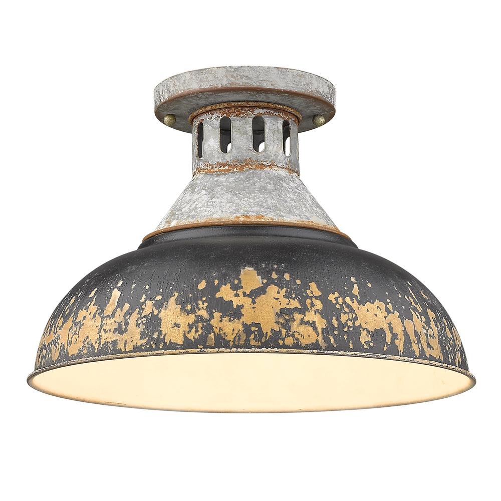 Esme Semi Flush Mount Ceiling Light - Modern LED Fixture for Bedroom, Living Room & Hallway - Energy Efficient Lighting with Dimmable Warm White Glow