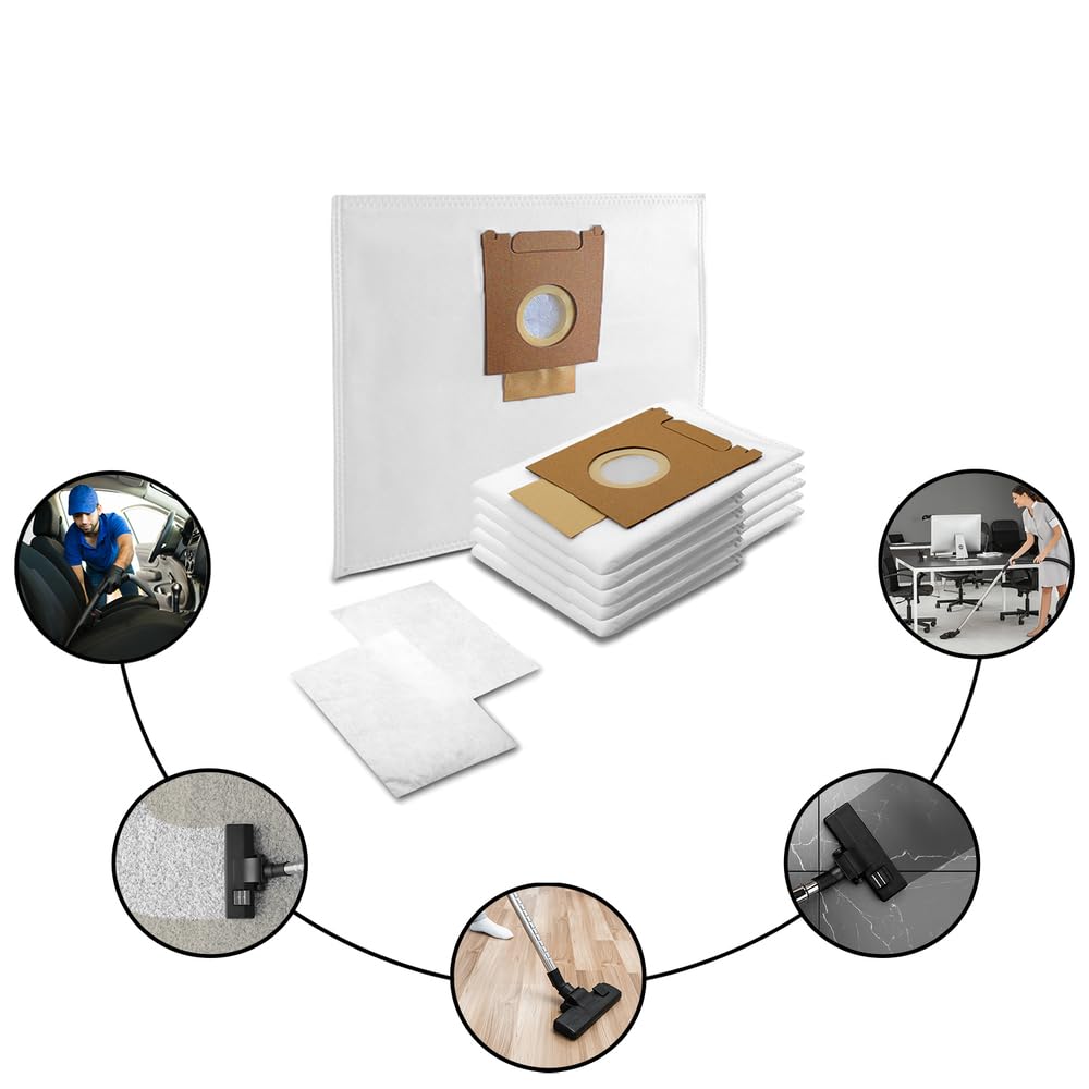 40-Pack Compatible Vacuum Cleaner Replacement Bags for Bosch BSG61600/01 & BSG61600/03 - Perfect for Home Cleaning & Maintenance
