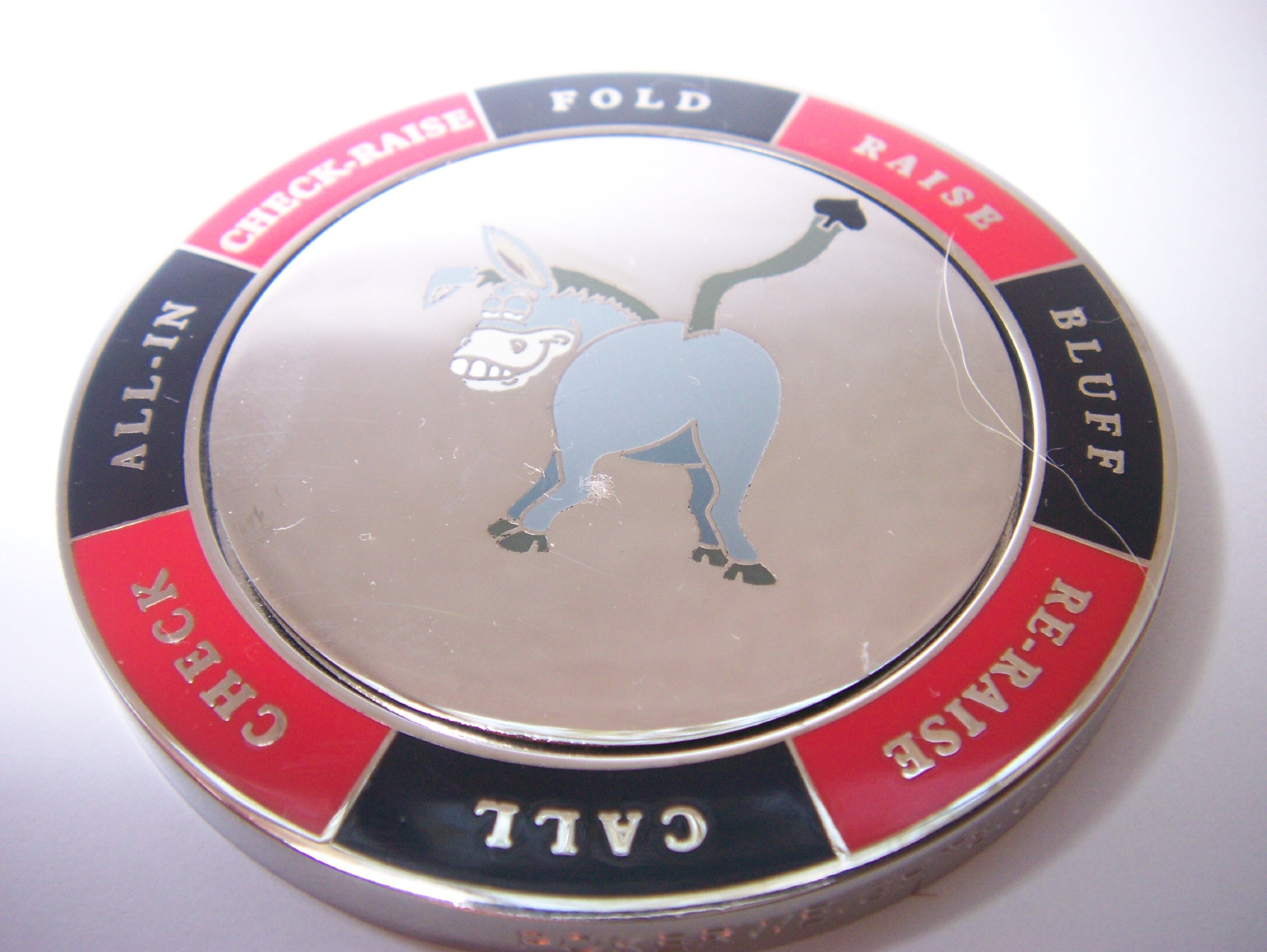 Donkey Spinning Poker Weight Decision Maker - Fun Casino Game Accessory for Poker Nights & Bar Parties