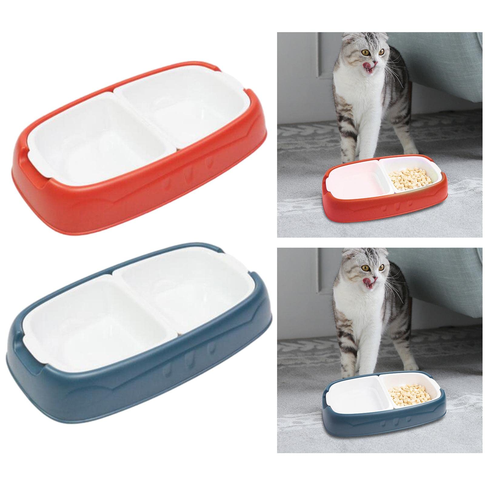 **Enakshi Anti-Skid Pet Water & Food Bowl for Dogs and Cats - Red | Automatic Feeder & Dispenser for Puppies | Durable Pet Supplies for Indoor & Outdoor Use**