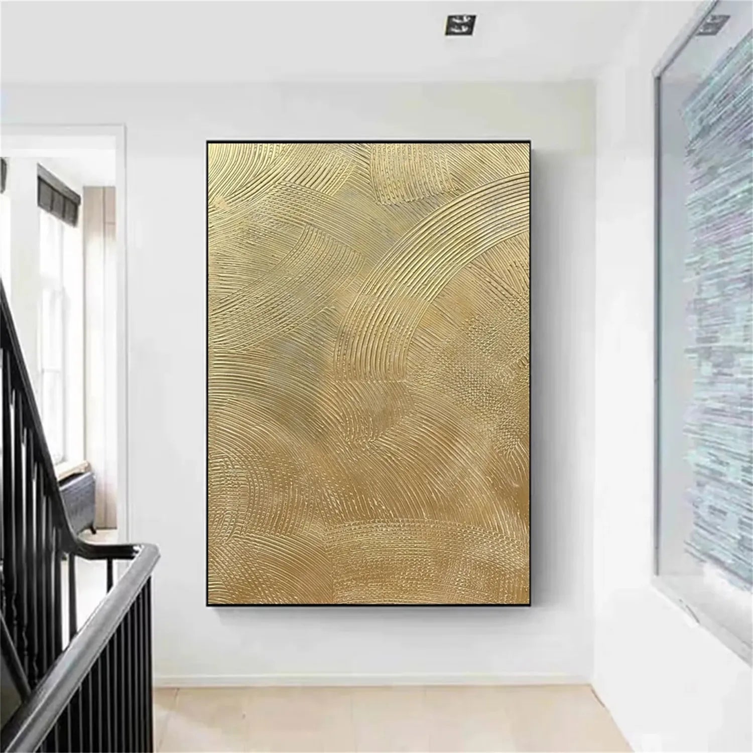Abstract Painting #AB 234 - Modern Wall Art for Living Room, Bedroom & Office Decor - Handmade Canvas Artwork for Home & Office Interior Design