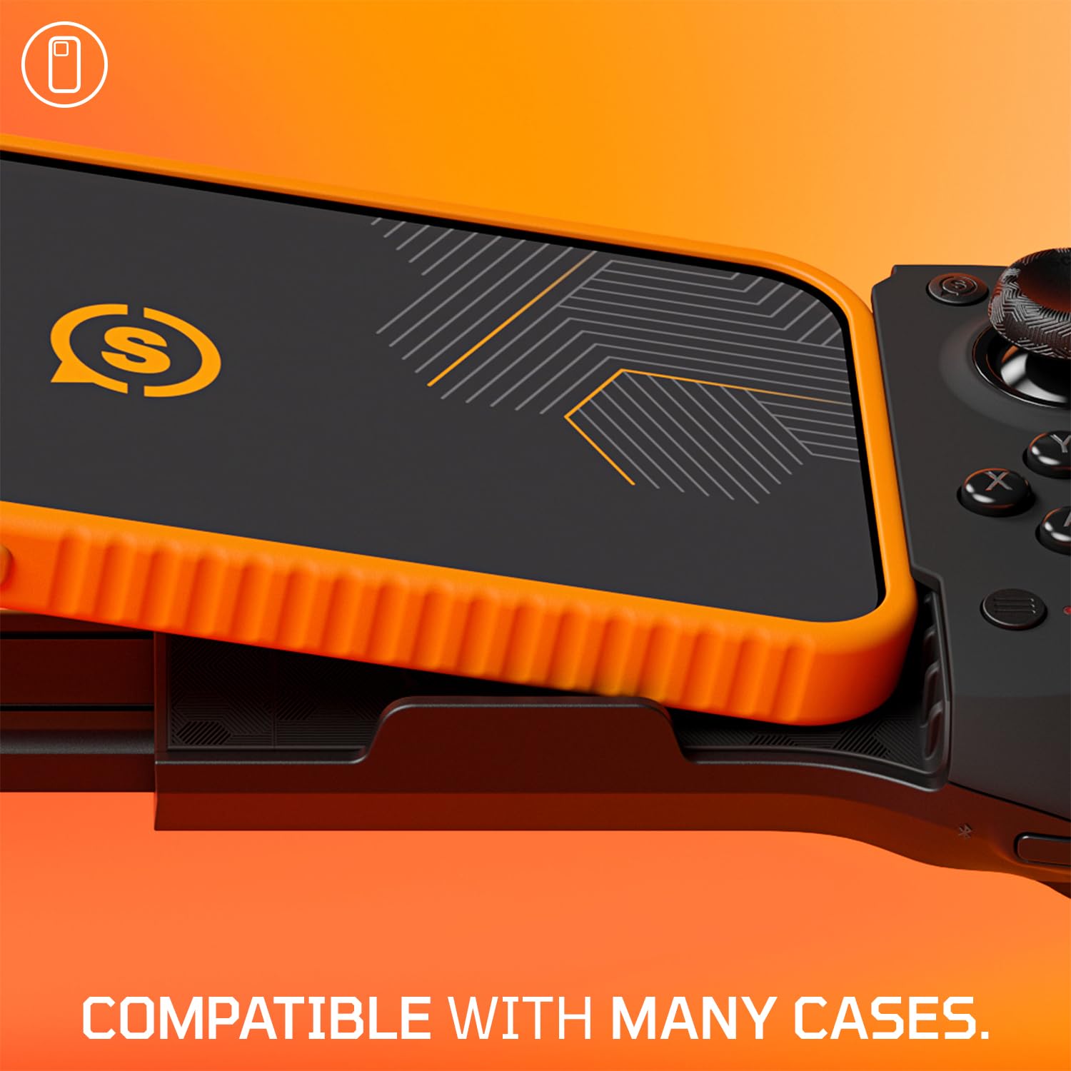 SCUF NOMAD Wireless iPhone Mobile Gaming Controller - Customizable Back Paddles & Anti-Drift Thumbsticks - Bluetooth 5.0 for PS Remote Play, Xbox Game Pass, Apple Arcade, Steam Link - White - Perfect for Mobile Gaming, Cloud Gaming & Competitive Esports