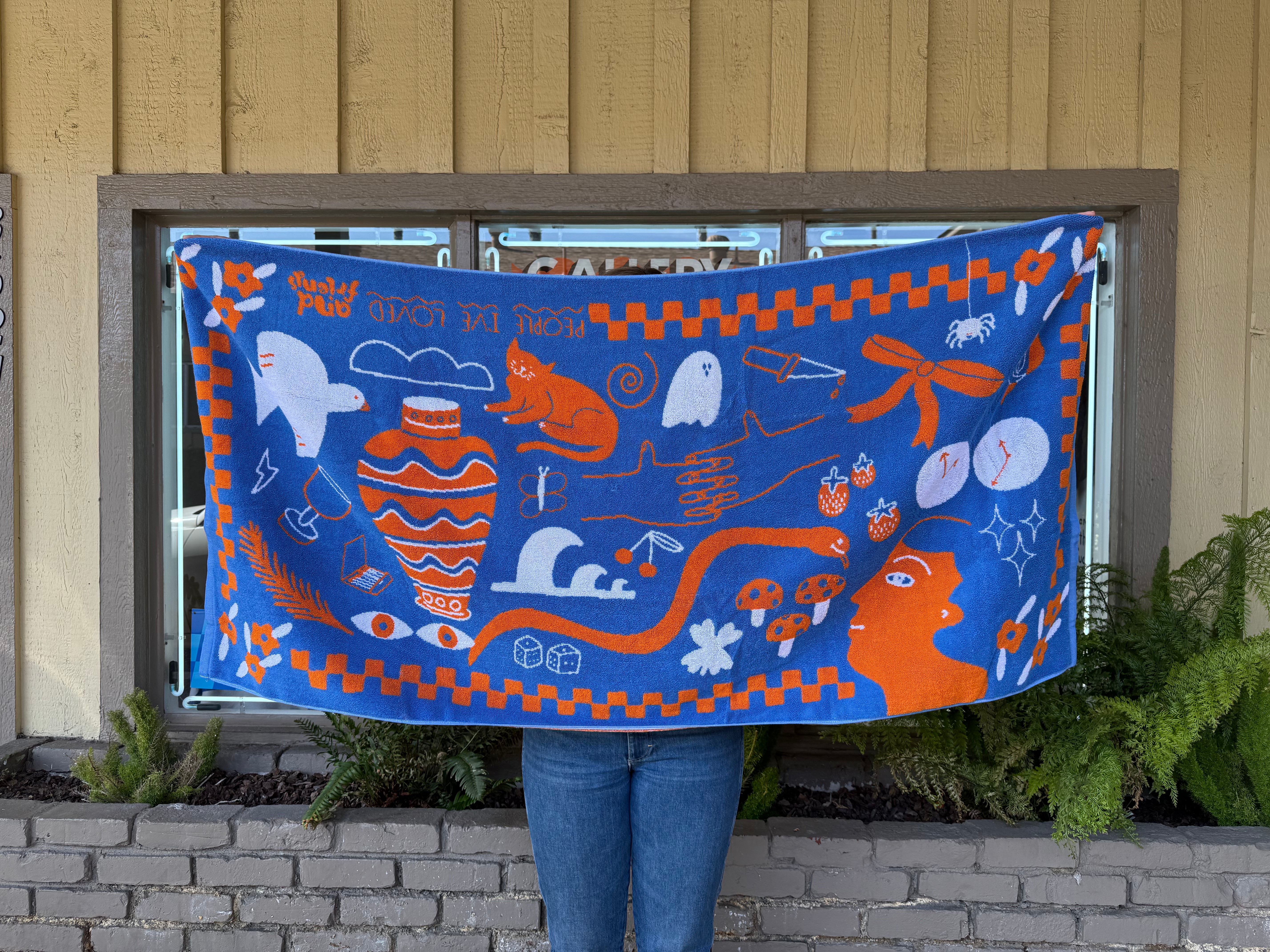 I'm So Lucky Towel - Soft & Absorbent Cotton Bath Towel for Spa, Beach, and Everyday Use