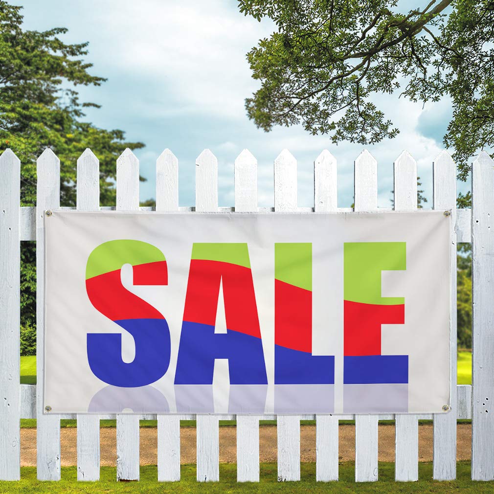 Premium Vinyl Banner 48x96 Inches - Heavy Duty, Weatherproof, UV Resistant for Business, Outdoor & Industrial Use with 8 Rustproof Grommets (Multiple Sizes Available) - Perfect for Yard Signs, Trade Shows & Storefront Advertising
