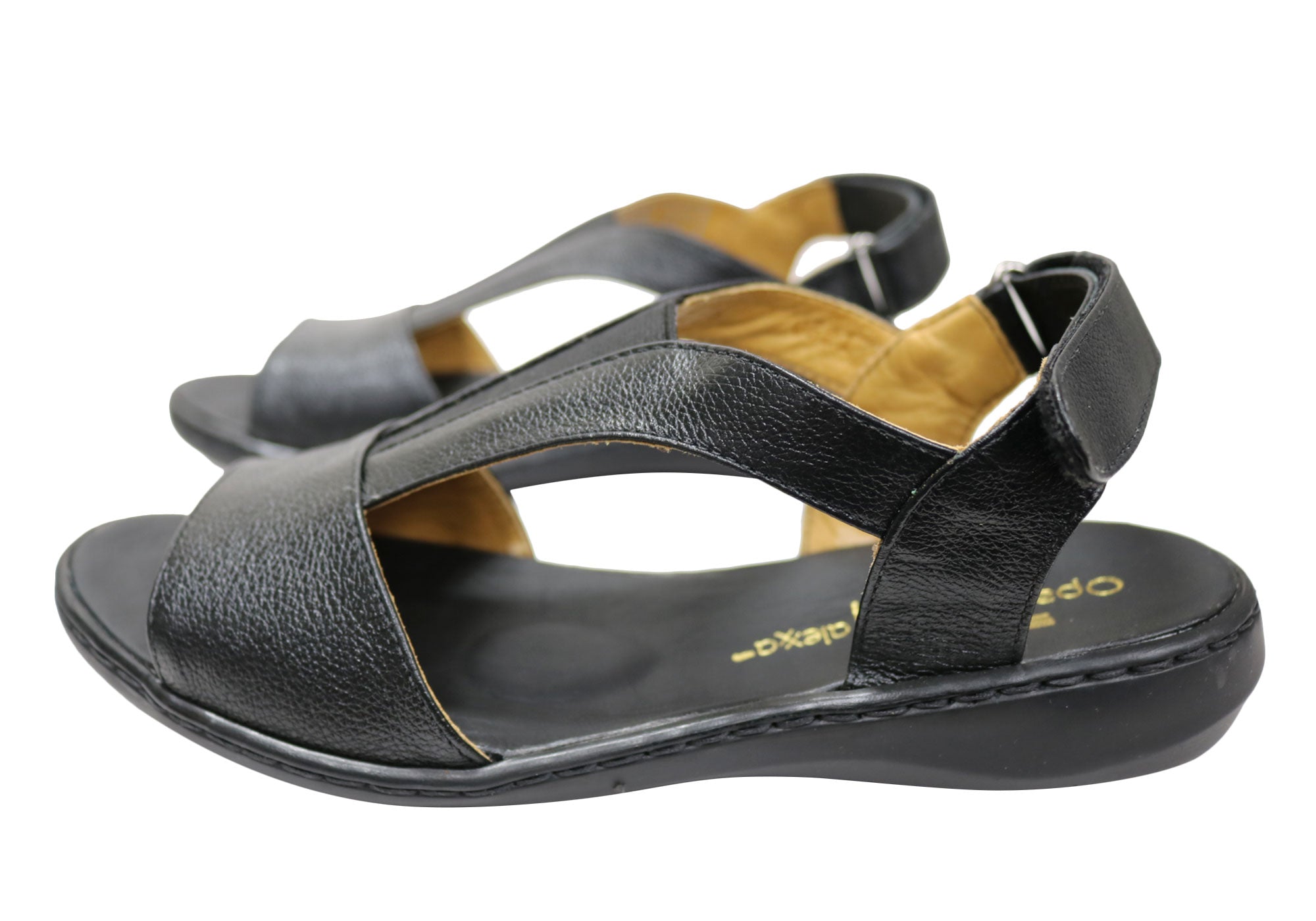 Opananken Elva Women's Comfortable Brazilian Leather Sandals - Stylish Summer Casual & Beach Walking Sandals for Women