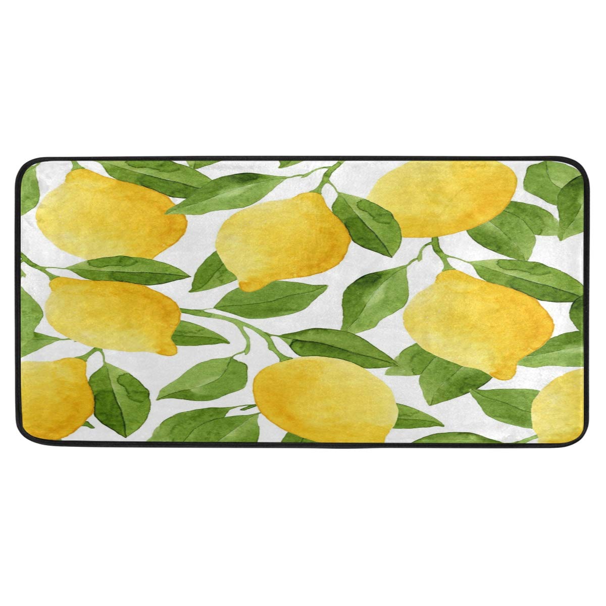 CiCily Lemon Tree Doormat - Non-Slip Indoor Area Rug for Bedroom, Front Door & Kitchen - Home Decor Floor Mat for Entryway, Living Room & Housewarming Gifts