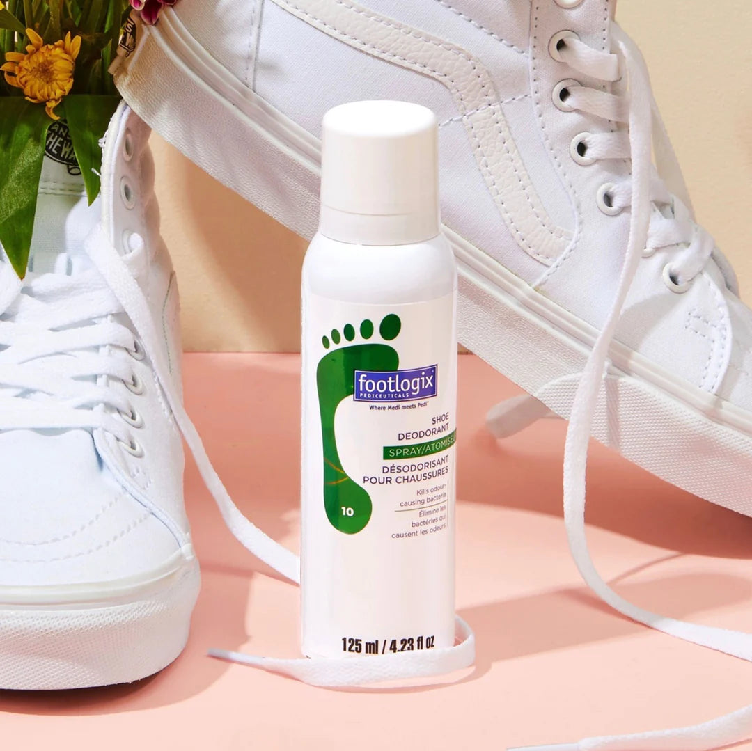 Footlogix Shoe Deodorant Spray - Eliminates Odor & Keeps Shoes Fresh - Perfect for Gym, Sports & Daily Wear