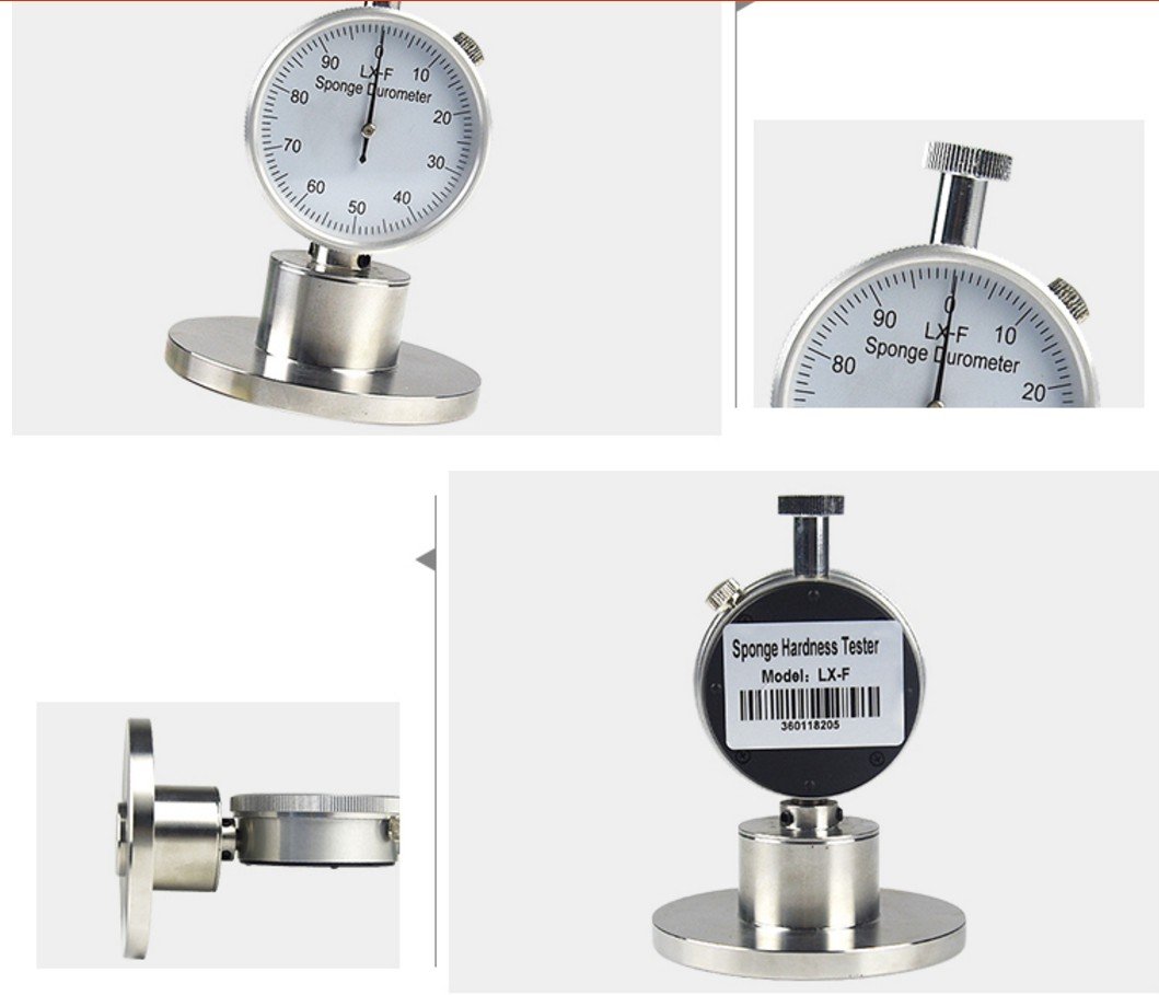 Premium Sponge Foam Hardness Tester Durometer - Accurate Shore A Scale Measurement for Soft Foam, Polyurethane & Sponge Products | Ideal for Quality Control in Mattress, Cushion & Upholstery Manufacturing
