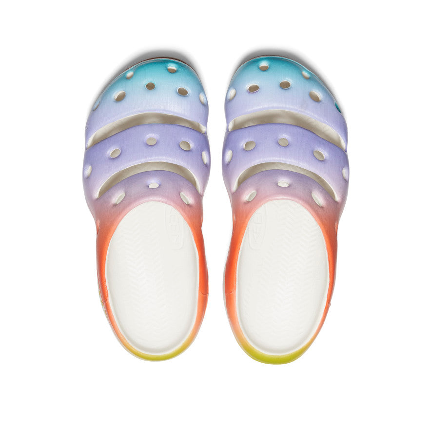 Women's Yogui Arts Clog x Beci Orpin - Comfortable Slip-On Shoes in Multi/Clearly Aqua Color | Perfect for Casual Wear, Home, and Outdoor Activities