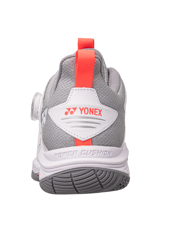 Yonex Power Cushion 88 Dial 2 Wide Unisex Badminton Shoes - Matte White | Comfort & Support for Competitive Play | Perfect for Indoor Court Sports & Training