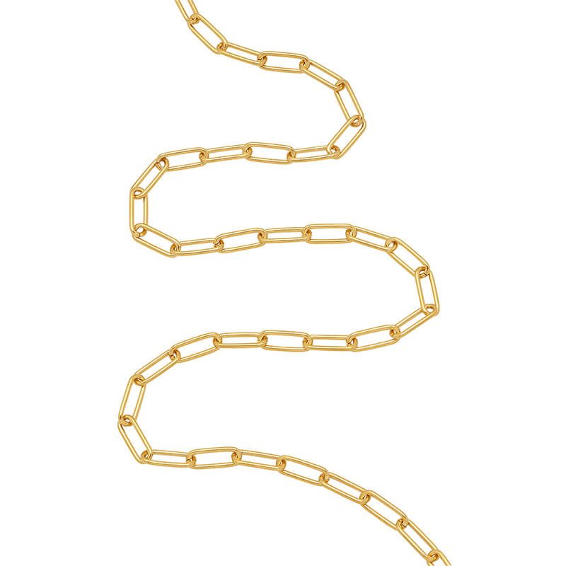 Elegant Paperclip Link Chain Necklace for Women - Minimalist Gold & Silver Layering Necklace - Perfect for Everyday Wear, Office & Date Night