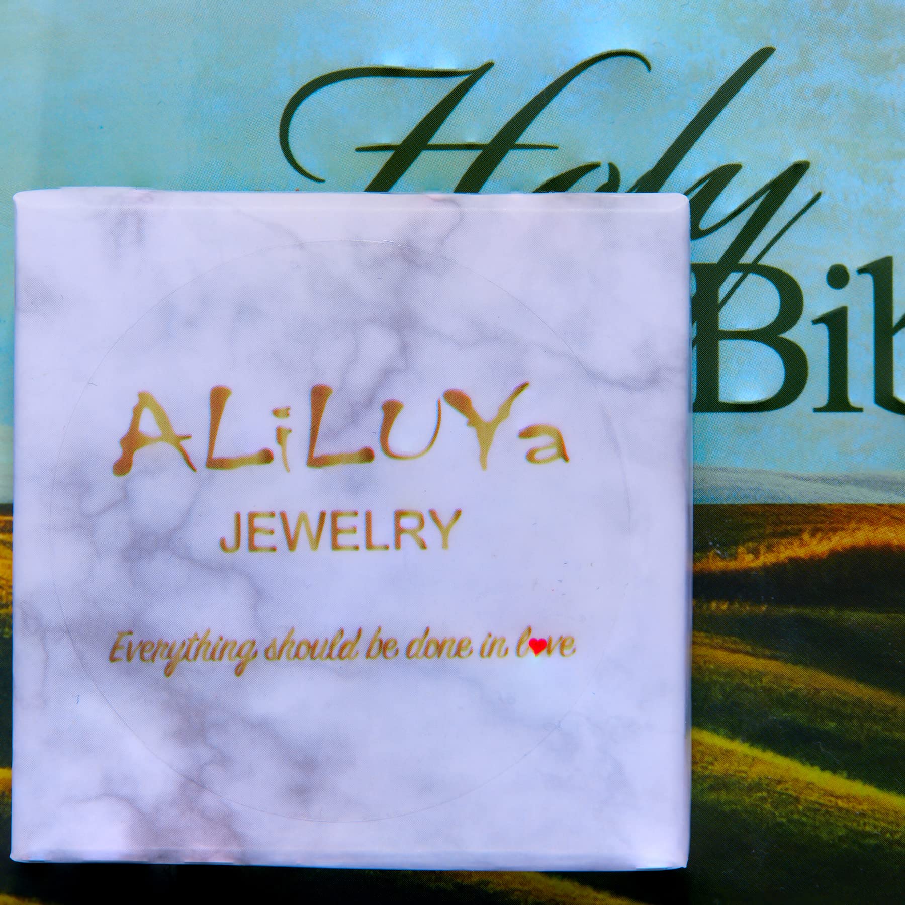 Trust in the Lord 925 Sterling Silver Morse Code Bracelet for Women - Christian Jesus Beaded Bracelet with Stone Beads by ALiLuYa | Perfect for Daily Wear, Church, Prayer & Gift Giving