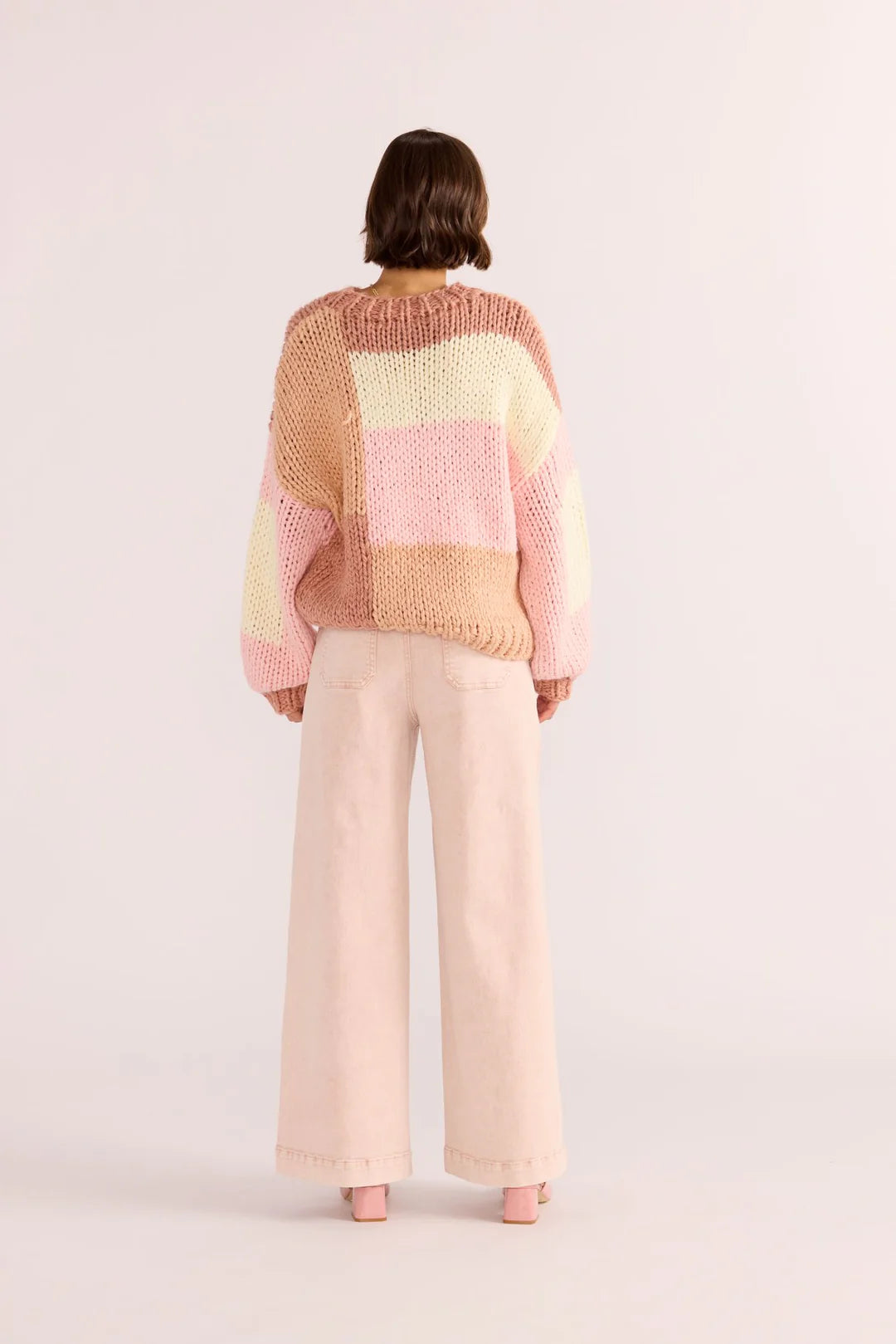 Marcella Color Block Sweater for Women - Stylish Knit Pullover for Fall & Winter - Casual Office Wear & Weekend Outfits