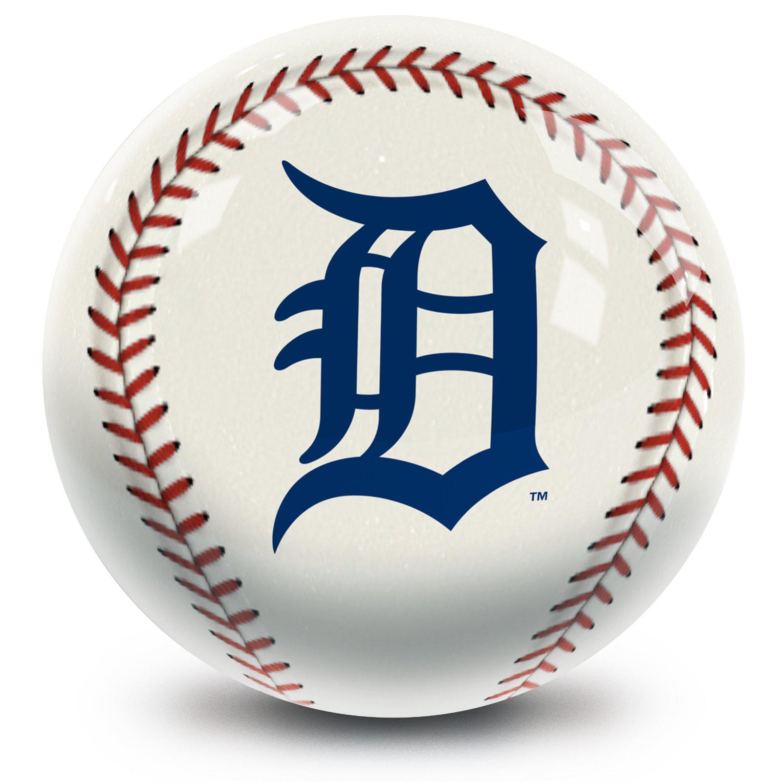 MLB Detroit Tigers Bowling Ball - Official Licensed Baseball Team Design for Bowling Enthusiasts | Perfect for League Play, Tournaments, and Gift Giving
