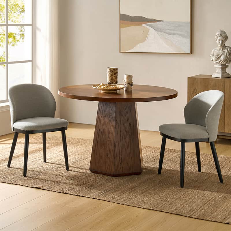 Premium Alrun Dining Chairs with Lumbar Support - Set of 2/4/6 - Modern Comfortable Kitchen & Dining Room Furniture for Home & Restaurant Use