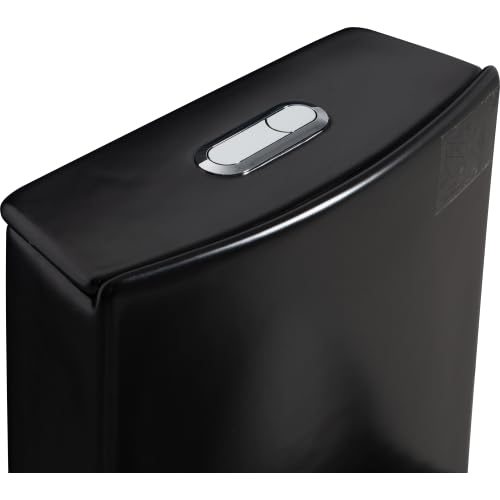 1.1/1.60 GPF Dual-Flush One-Piece Toilet - Water-Saving Elongated Comfort Height Floor-Mounted with Soft-Close Seat - 1000g MAP Flushing Score - Matte Black (23T01-MB-1) - Perfect for Modern Bathrooms & Water Conservation