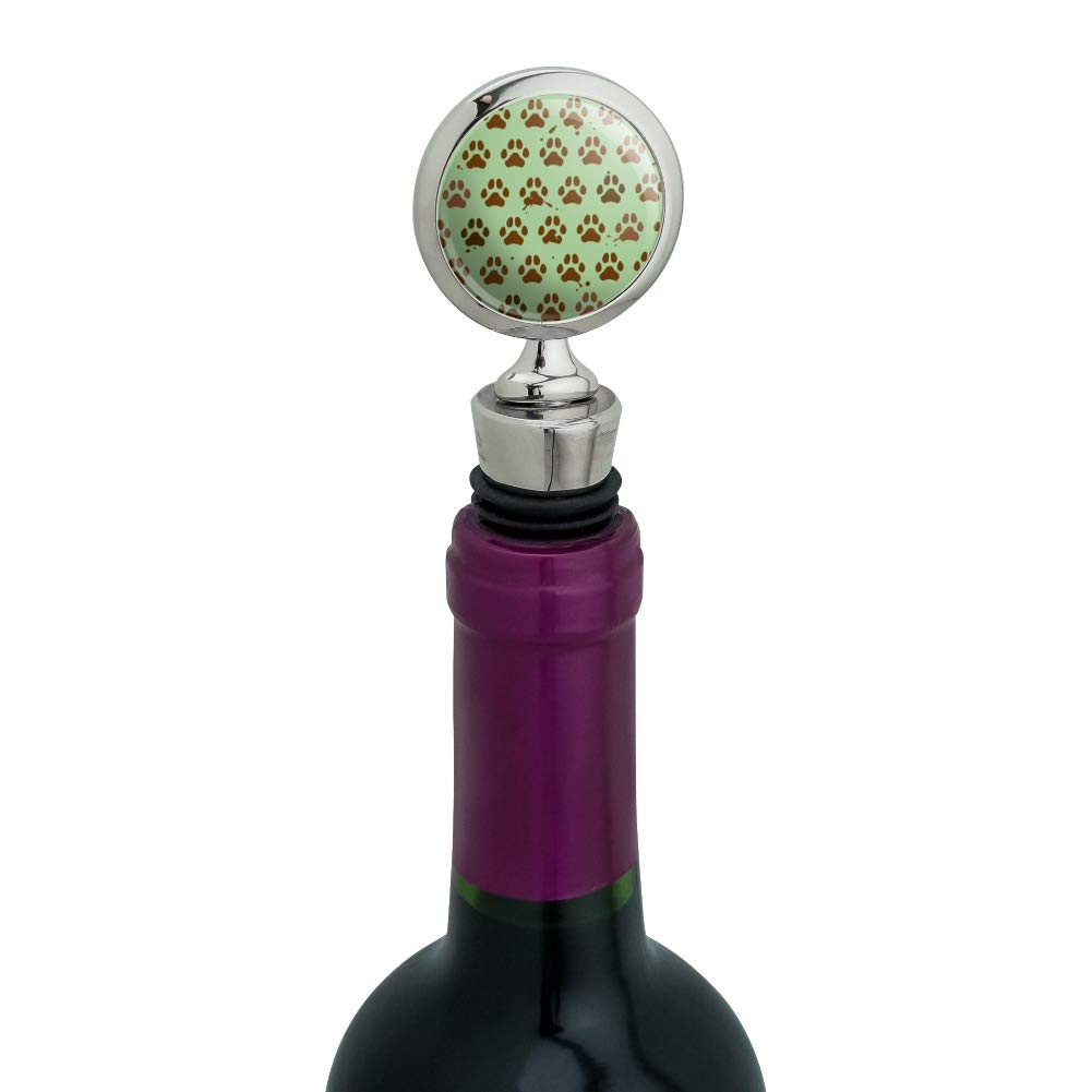 Premium Dog Paw Print Wine Bottle Stopper - Cute & Functional Pet Lover Gift for Wine Enthusiasts - Perfect for Parties, Gifts & Home Decor